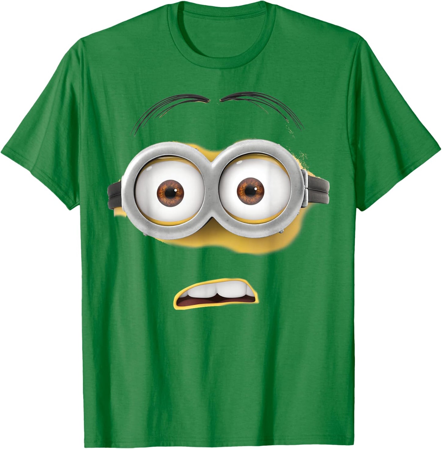 Despicable Me Minions Shocked Face Graphic T-Shirt - T-Shirt | Irish Green