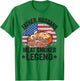 Father Husband Meat Smoker Legend Brisket Dad Meat Smoking T-Shirt - T-Shirt | Irish Green