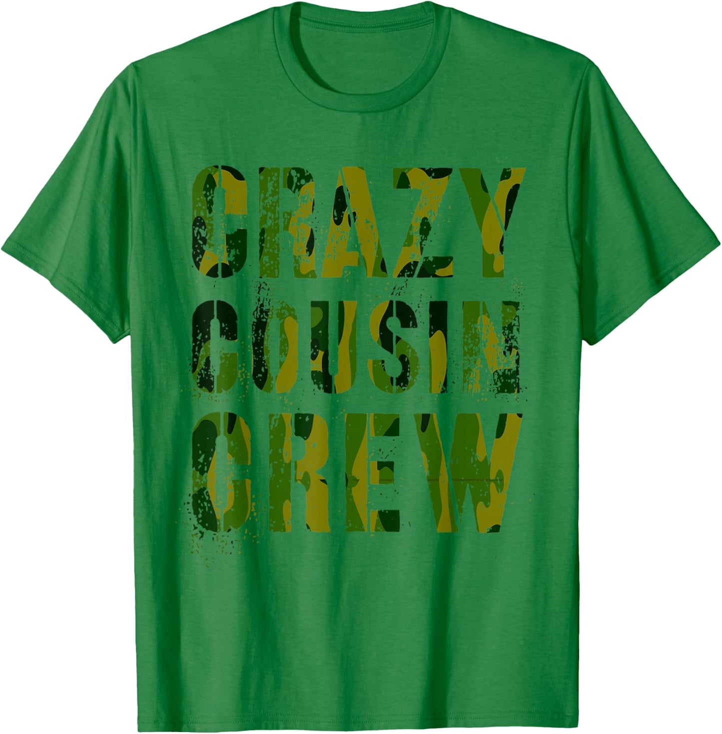 CRAZY COUSIN CREW Camo Funny Mawmaw Pawpaw Reeducation T-Shirt - T-Shirt | Irish Green