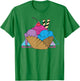 Ice Cream Lover 80s Vaporwave Art Summer Sweets Ice Cream Women Kids T-Shirt - T-Shirt | Irish Green