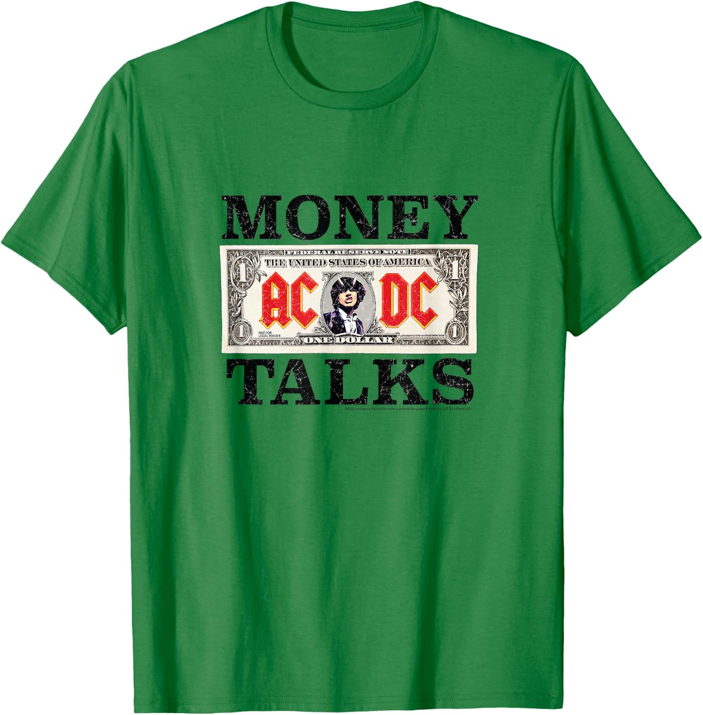 ACDC - Money Talks T-Shirt - T-Shirt | Irish Green