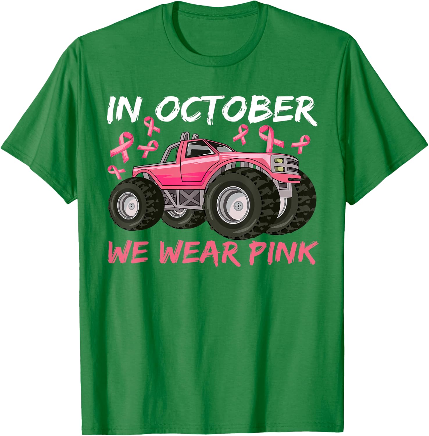 Boys Breast Cancer Shirt, Breast Cancer Shirts for Kids T-Shirt - T-Shirt | Irish Green