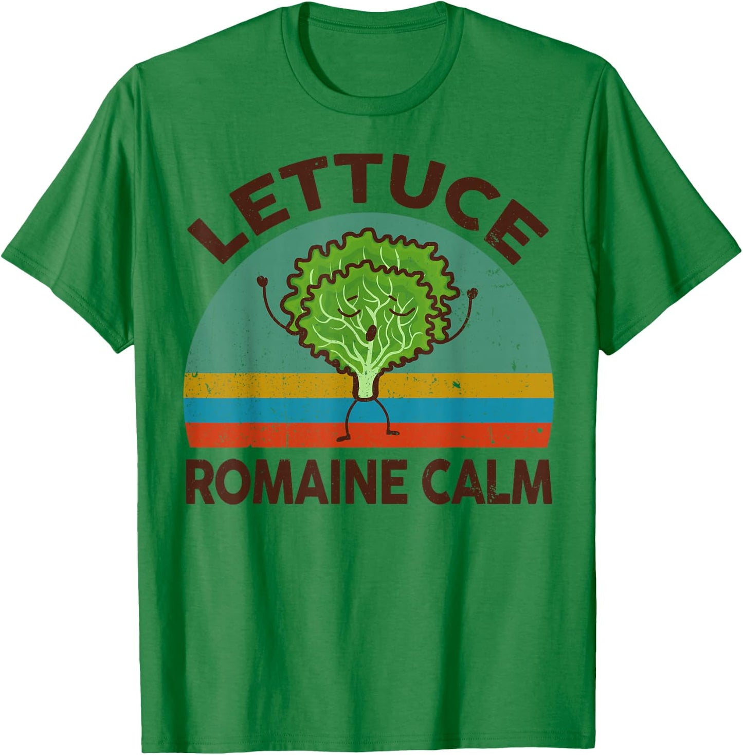 Vegan-Shirt Lettuce Romaine Calm Men Women Funny Vegetarian T-Shirt - T-Shirt | Irish Green