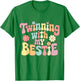 Twinning with My Bestie, Friends Spirit Week Girls Kids Day T-Shirt - T-Shirt | Irish Green