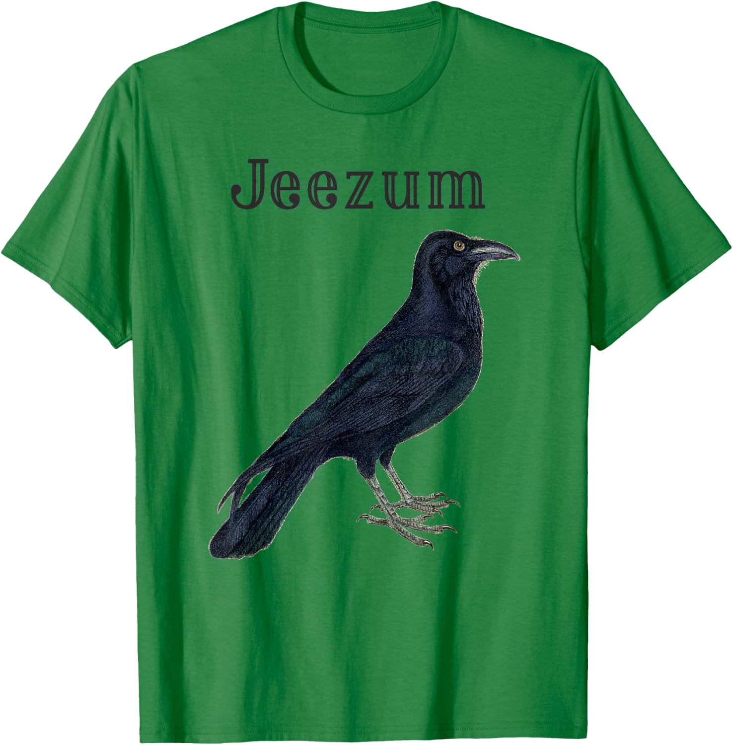 Jeezum Crow , Adult, Men, Women, Youth, Kids T-Shirt - T-Shirt | Irish Green