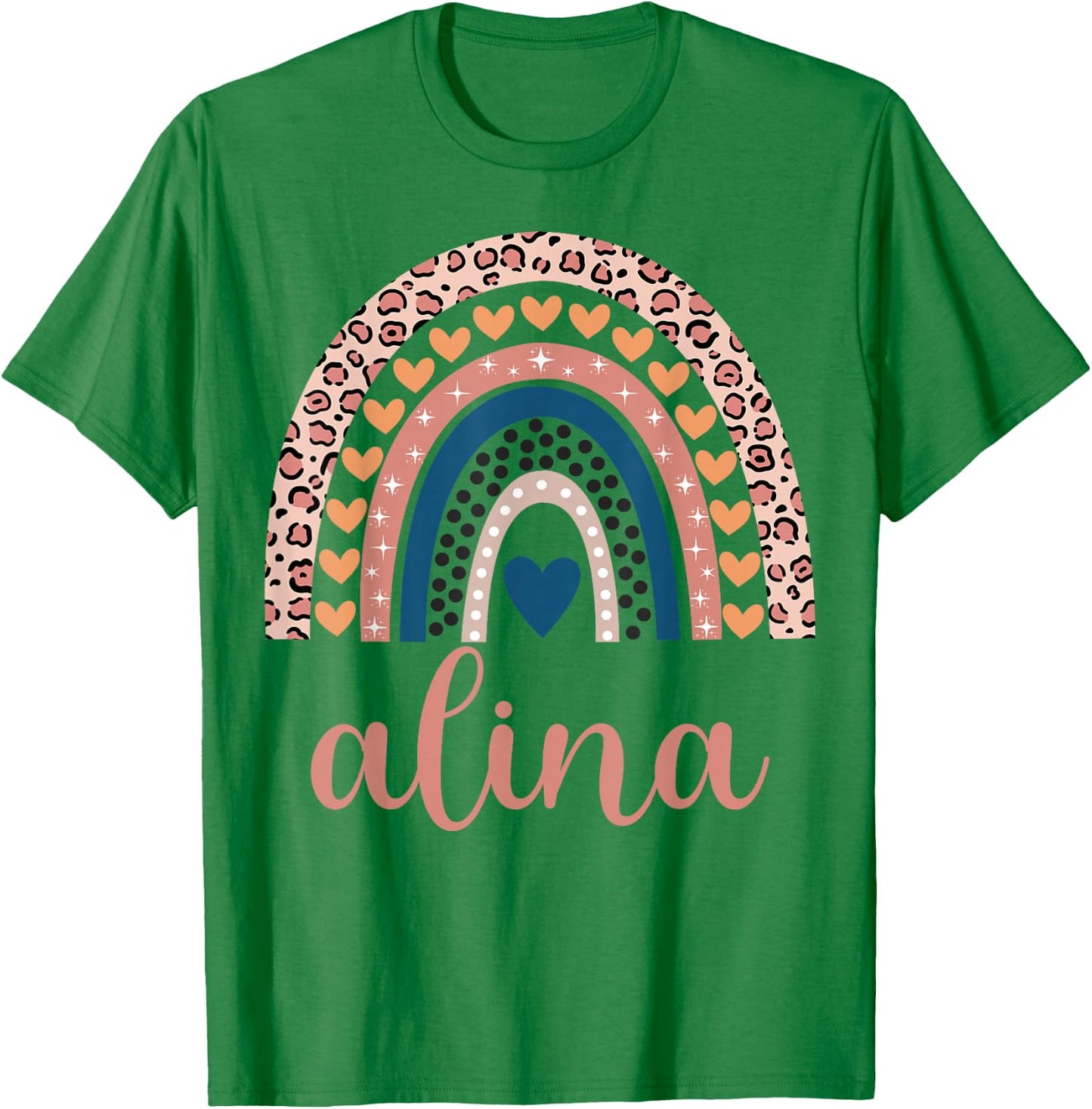 Alina Alina Name Birthday Shirt Gift T-Shirt - T-Shirt | Irish Green