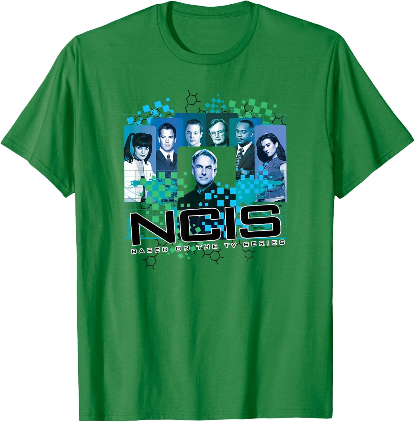 NCIS Cast Cards T-Shirt - T-Shirt | Irish Green