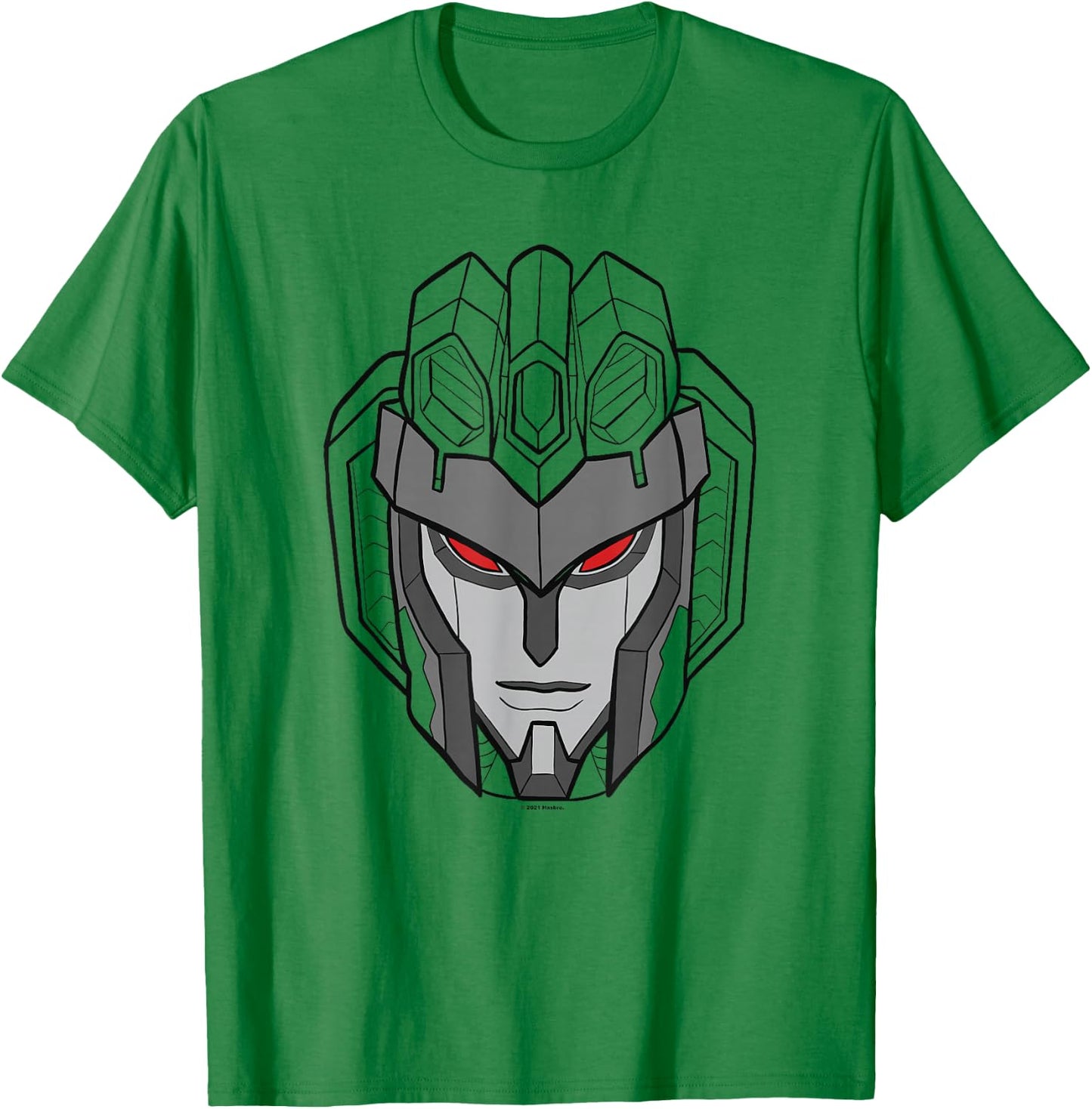 Transformers Starscream Big Face T-Shirt - T-Shirt | Irish Green