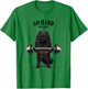 Black Pomeranian Dog Weightlifting in Fitness Gym Women Kids T-Shirt - T-Shirt | Irish Green