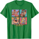 Disney Chip 'n' Dale Rescue Rangers Characters Panels T-Shirt - T-Shirt | Irish Green