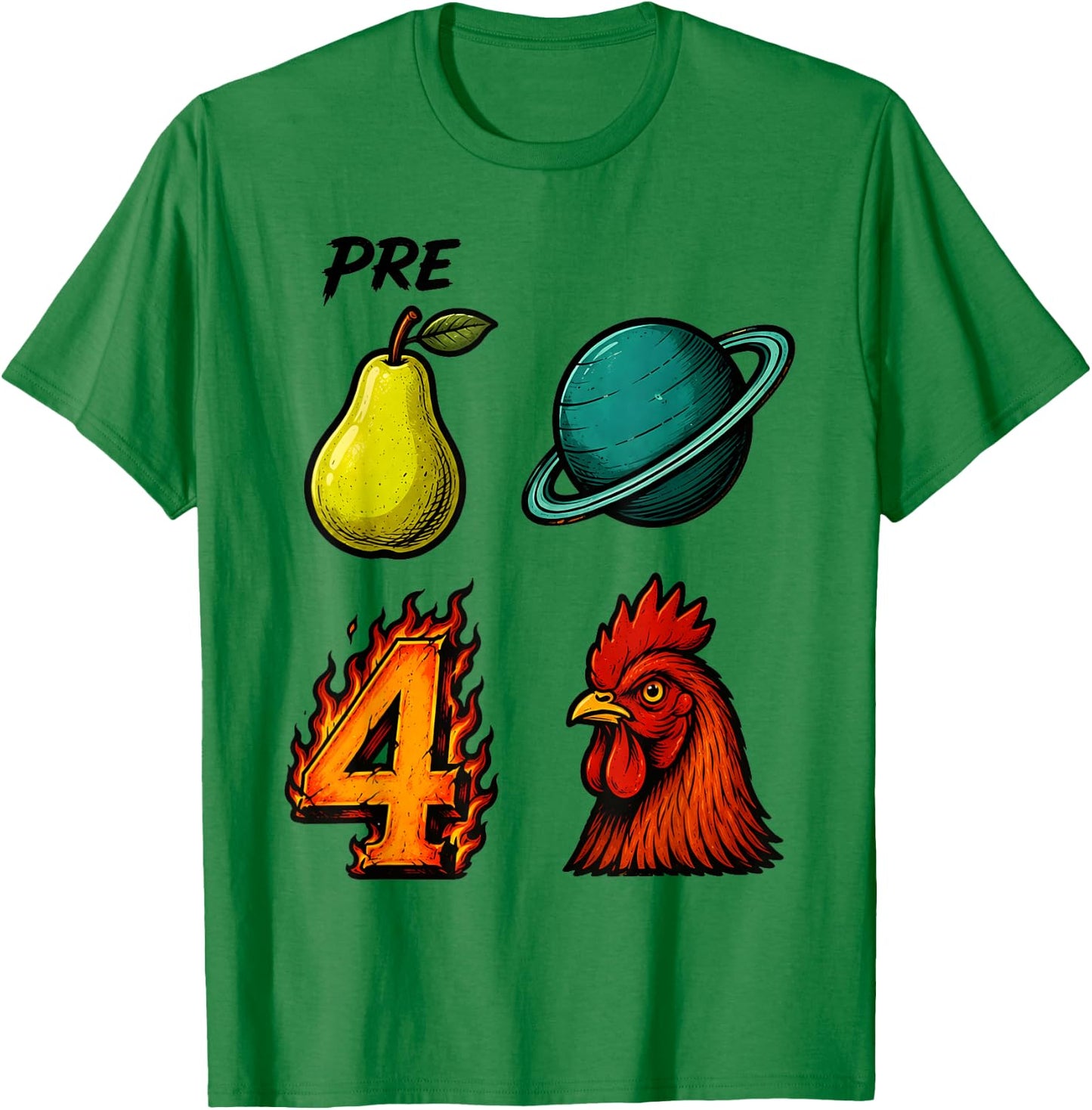 Prepare Uranus for Rooster Clever Adult Humor Design T-Shirt - T-Shirt | Irish Green