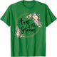Aunt Of The Groom Aunt Flowers Auntie Of The Groom T-Shirt - T-Shirt | Irish Green