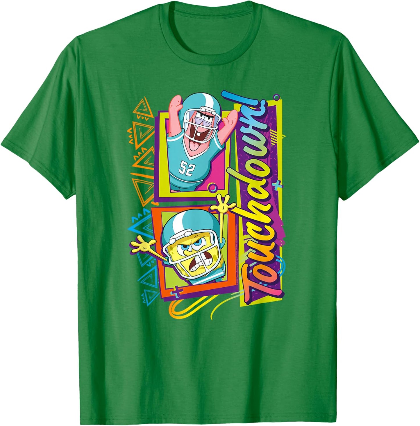 SpongeBob SquarePants Touchdown T-Shirt - T-Shirt | Irish Green
