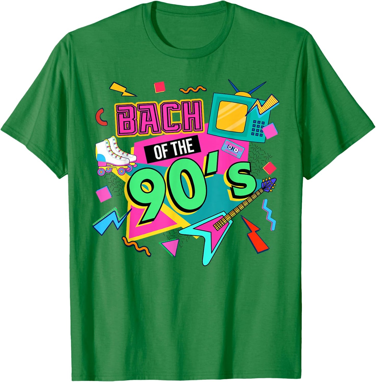 90s Bridesmaid Bride Bachelorette Bach Of The 90's Matching T-Shirt - T-Shirt | Irish Green