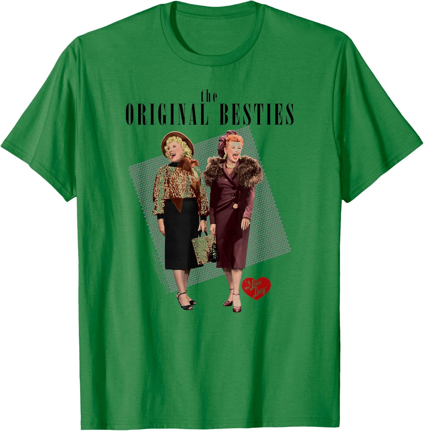 I Love Lucy Original Bestie Small T-Shirt - T-Shirt | Irish Green