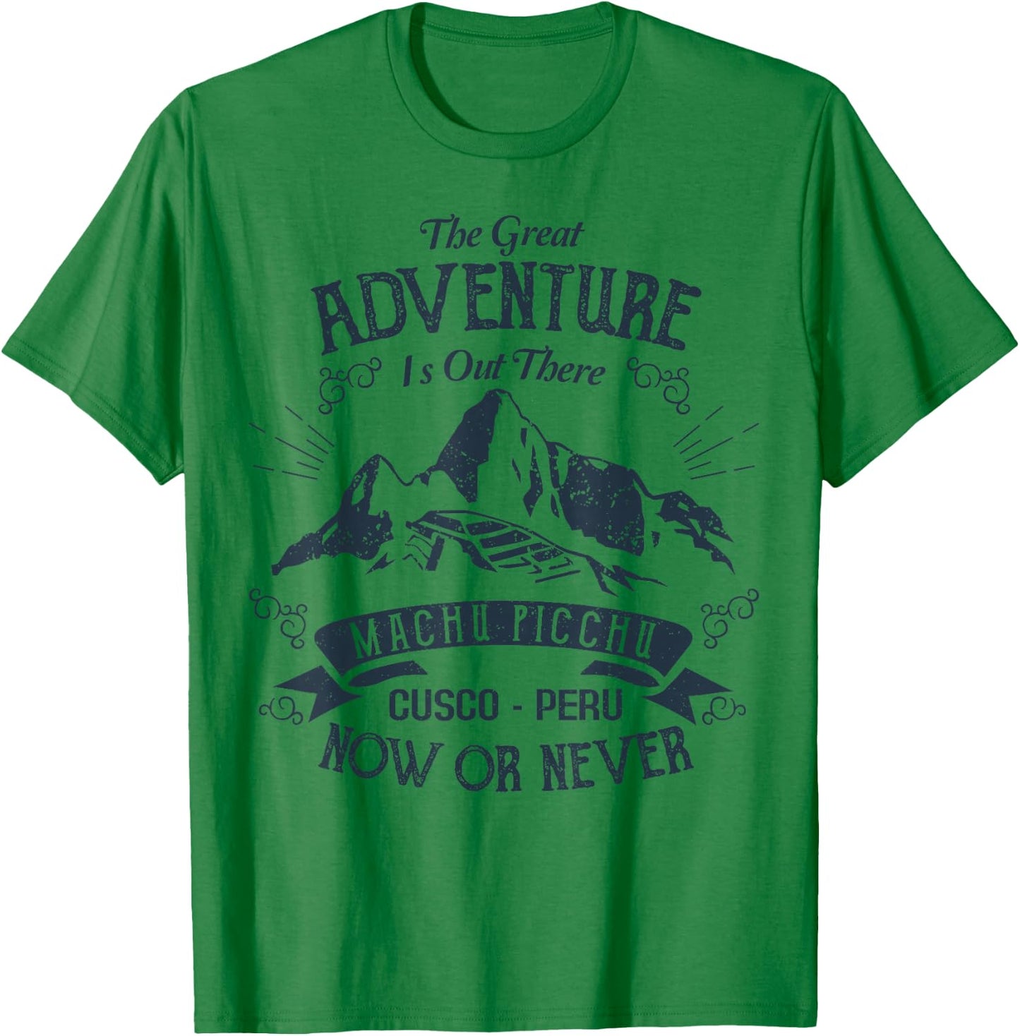 Vintage Peru Shirt Cusco Machu Picchu Llama Jersey Souvenir T-Shirt - T-Shirt | Irish Green