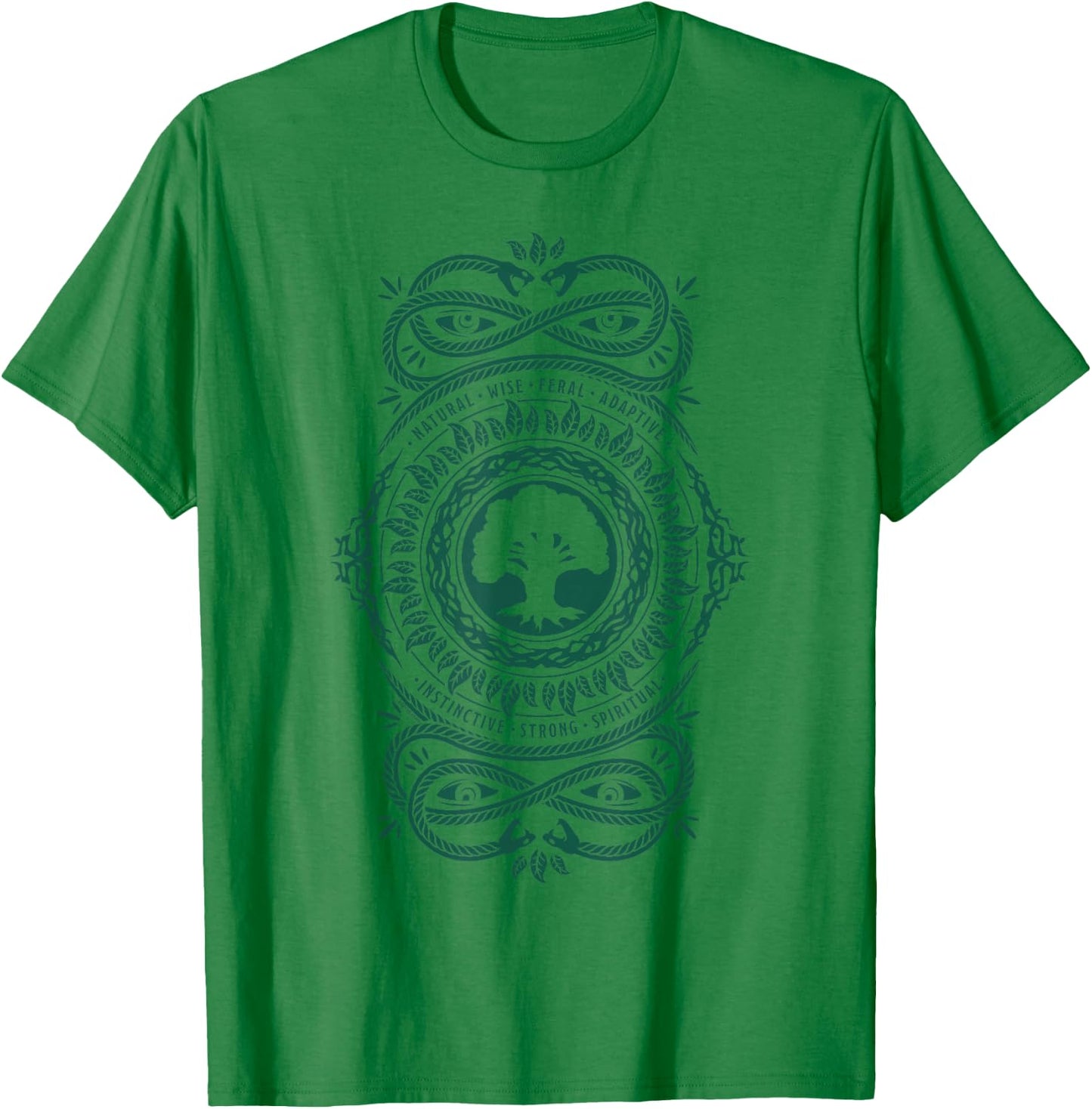 Magic: The Gathering Green Forest Mana T-Shirt - T-Shirt | Irish Green