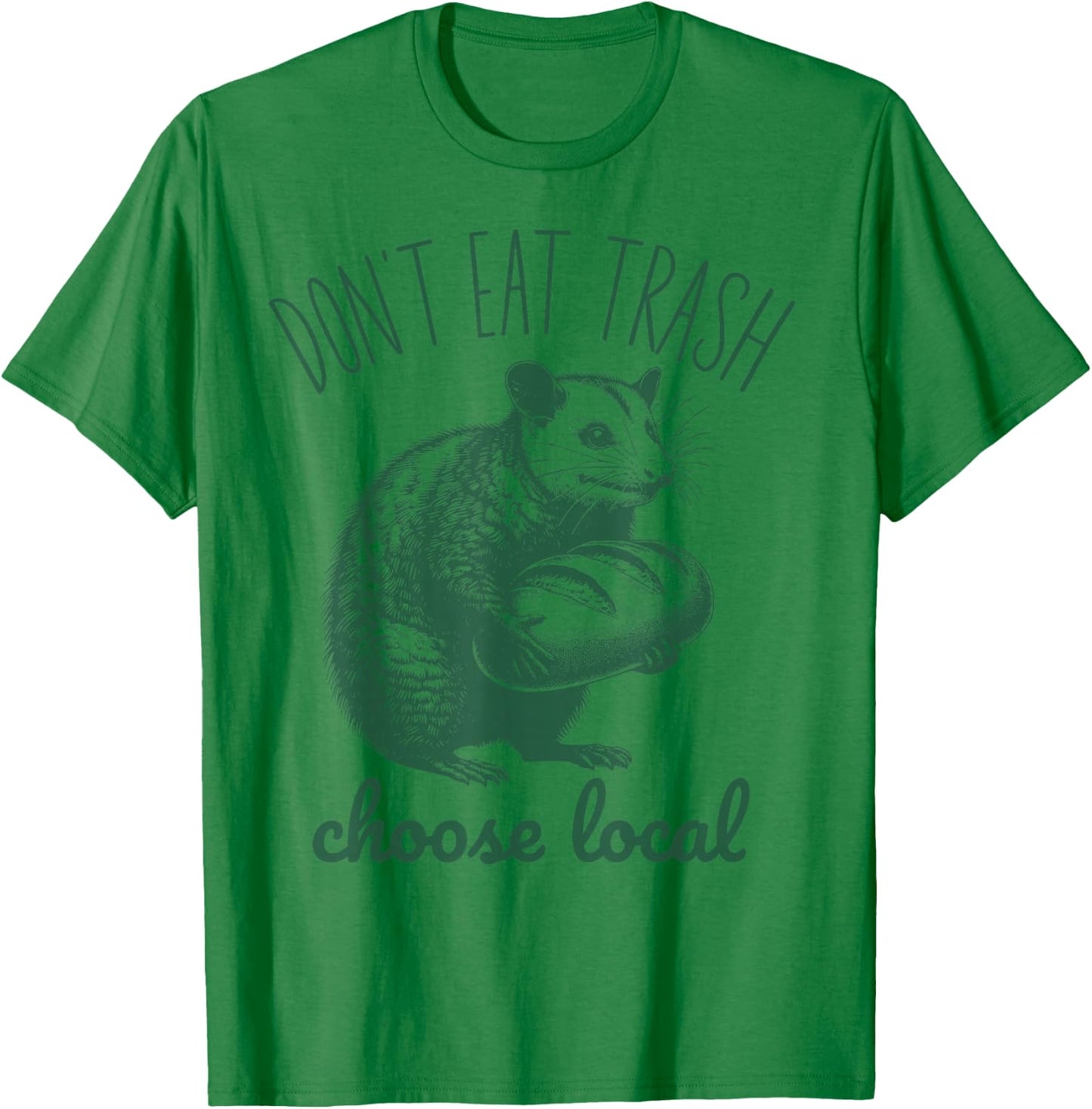 Local Bread Maker Possum Bake Funny Sourdough Starter Baking T-Shirt - T-Shirt | Irish Green