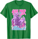 Kaiju Vintage Anime Japanese Monster City Attack Cute Pastel T-Shirt - T-Shirt | Irish Green