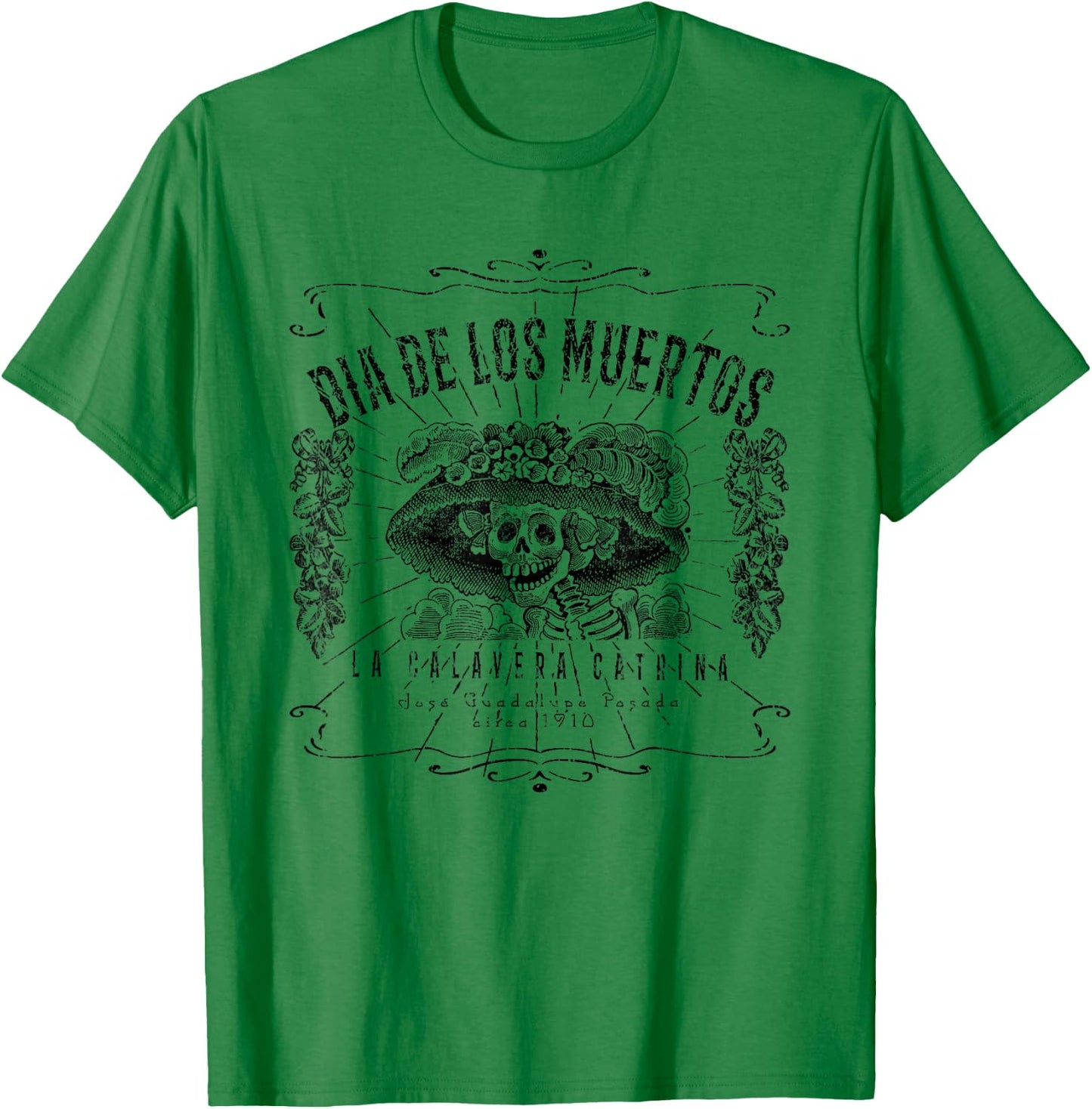 Dia De Los Muertos XO4U Original T-Shirt - T-Shirt | Irish Green