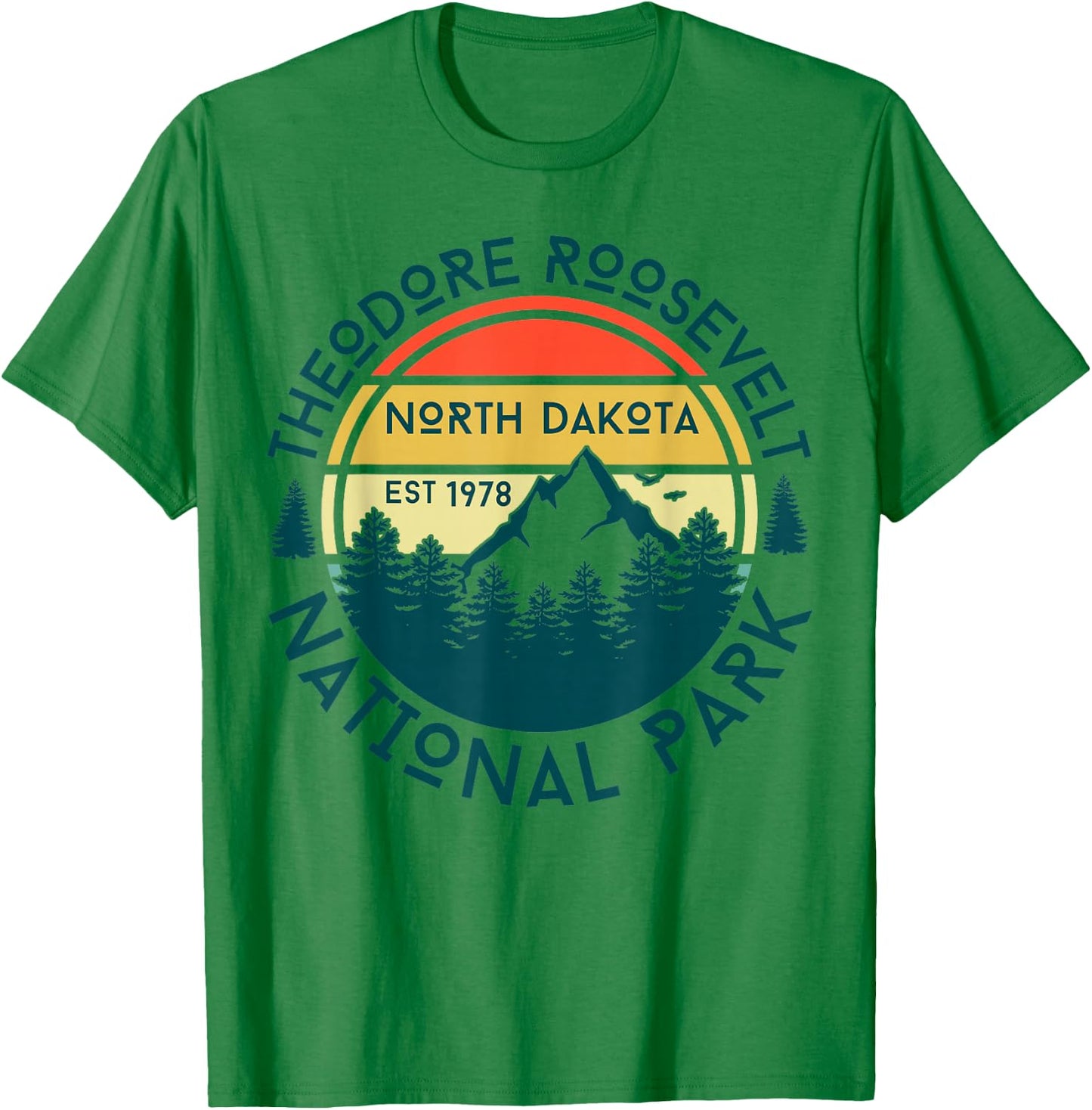 Theodore Roosevelt National Park T-Shirt - T-Shirt | Irish Green