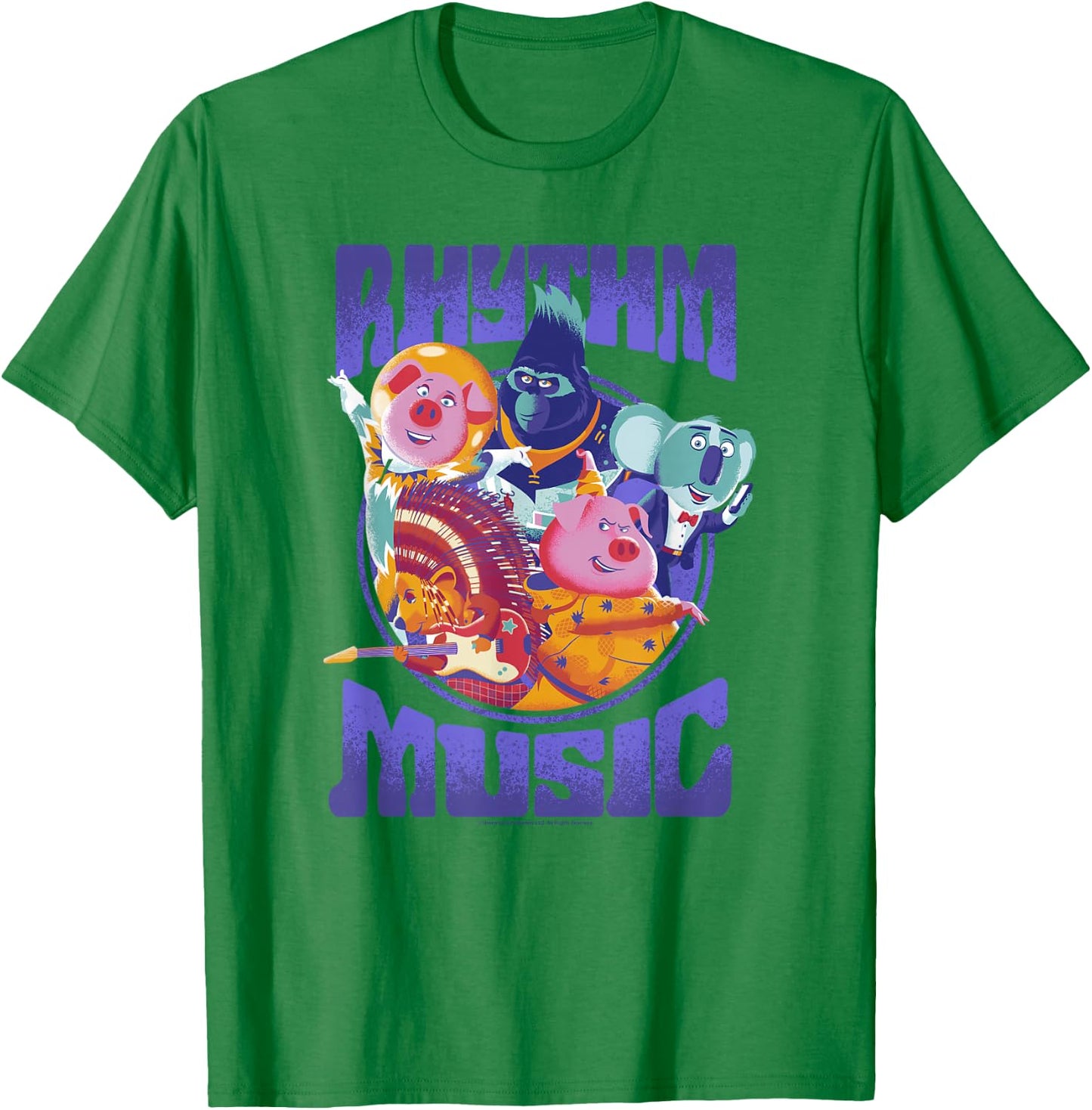 Sing 2 Rhythm And Music Group Poster T-Shirt - T-Shirt | Irish Green