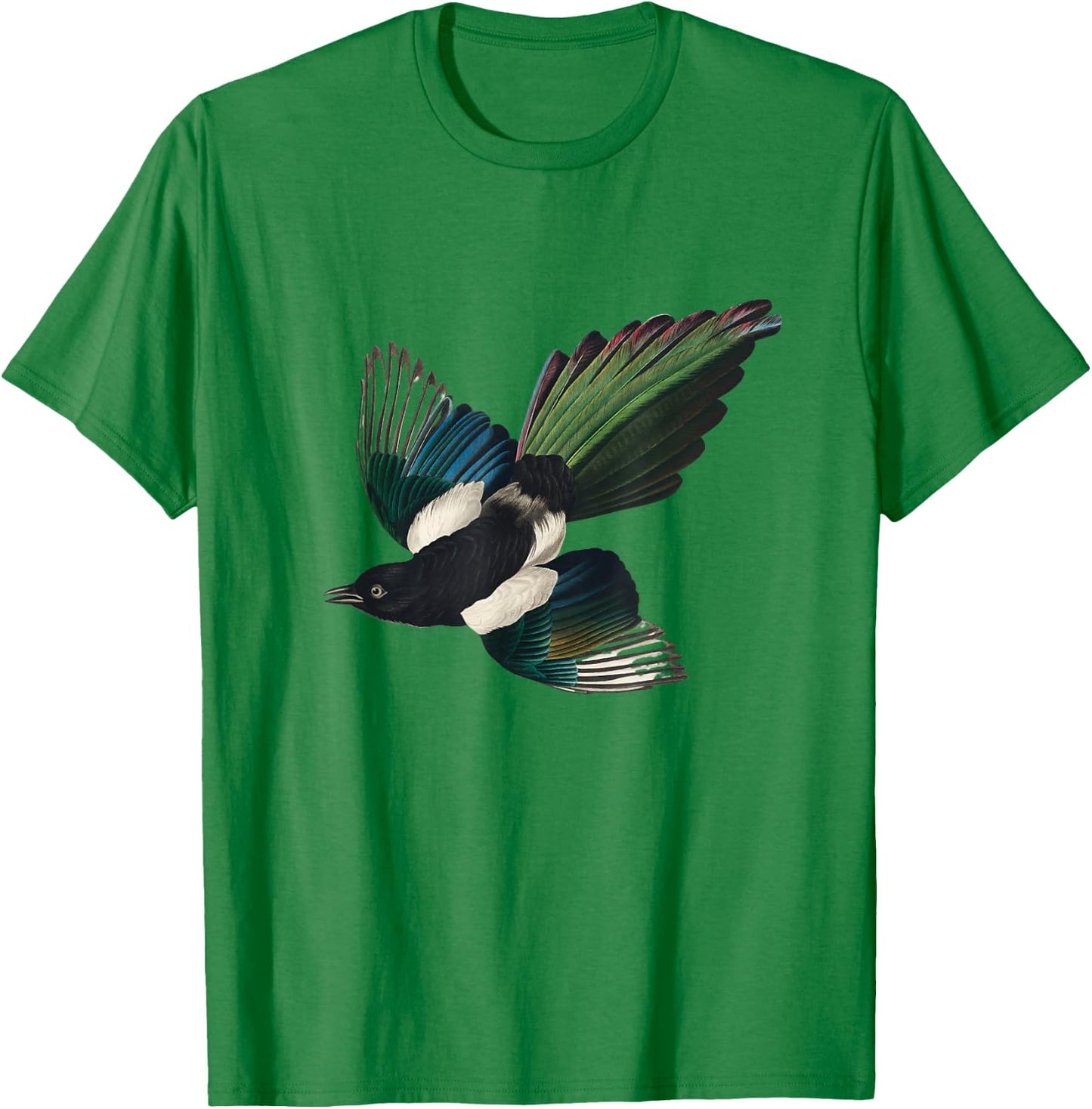 Magpie Bird T-Shirt - T-Shirt | Irish Green