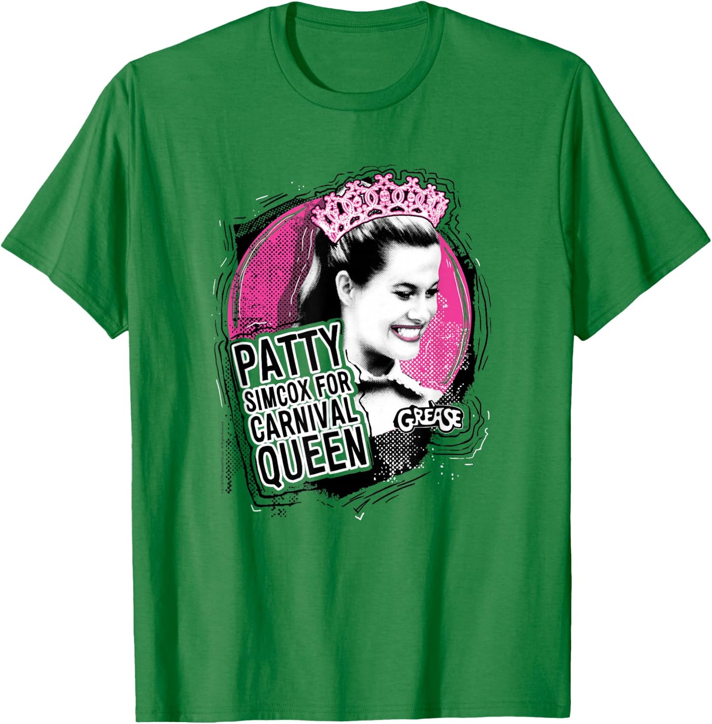Grease Carnival Queen Patty Simcox T-Shirt - T-Shirt | Irish Green