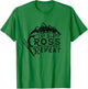 Eat Sleep Cross Country Repeat XC Skiing Cross-Country Ski T-Shirt - T-Shirt | Irish Green