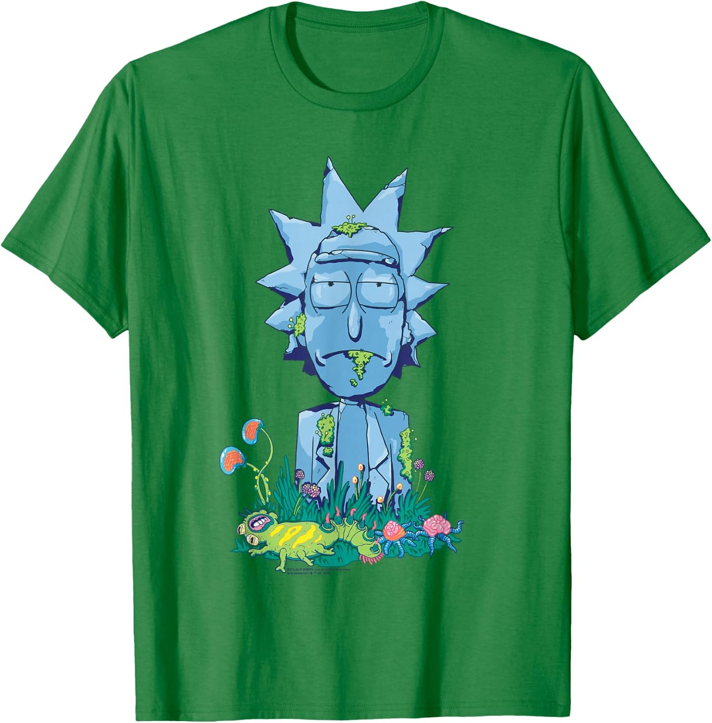 Rick and Morty Rick Icon T-Shirt - T-Shirt | Irish Green