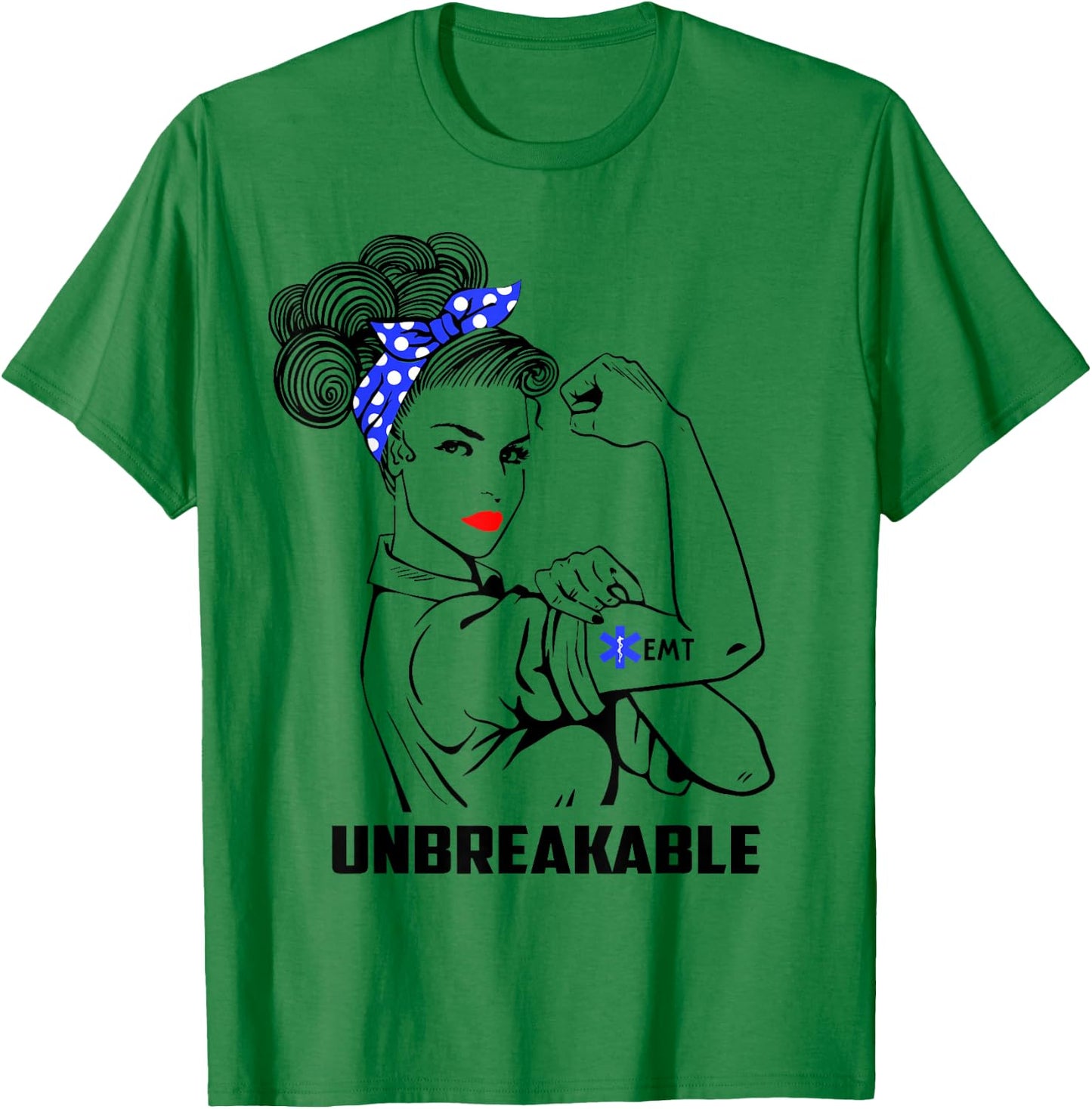 EMT Unbreakable Emergency Medical Technician EMT Gift T-Shirt - T-Shirt | Irish Green