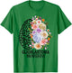 Floral Glioblastoma Awareness Month Brain Cancer T-Shirt - T-Shirt | Irish Green