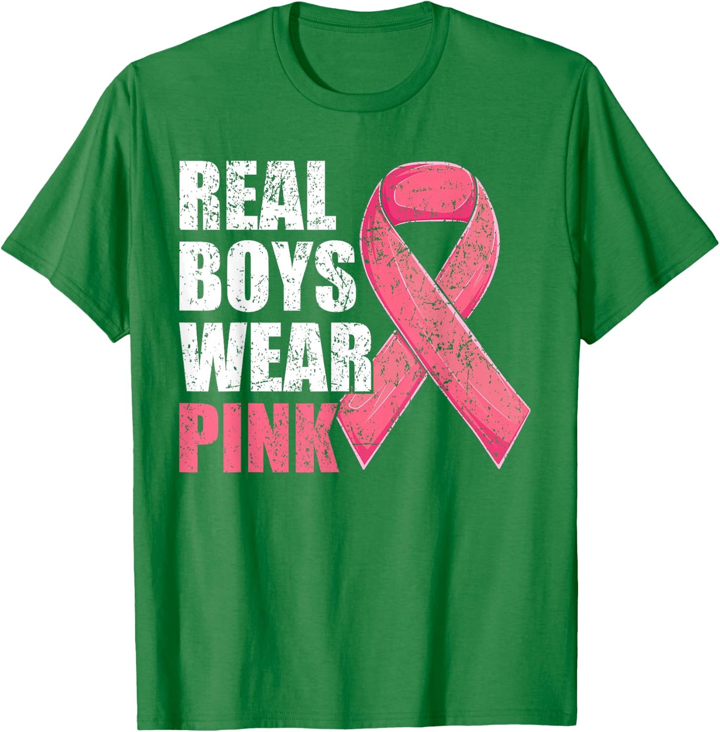 Breast Cancer Shirt for Boys Kids Toddlers T-Shirt - T-Shirt | Irish Green