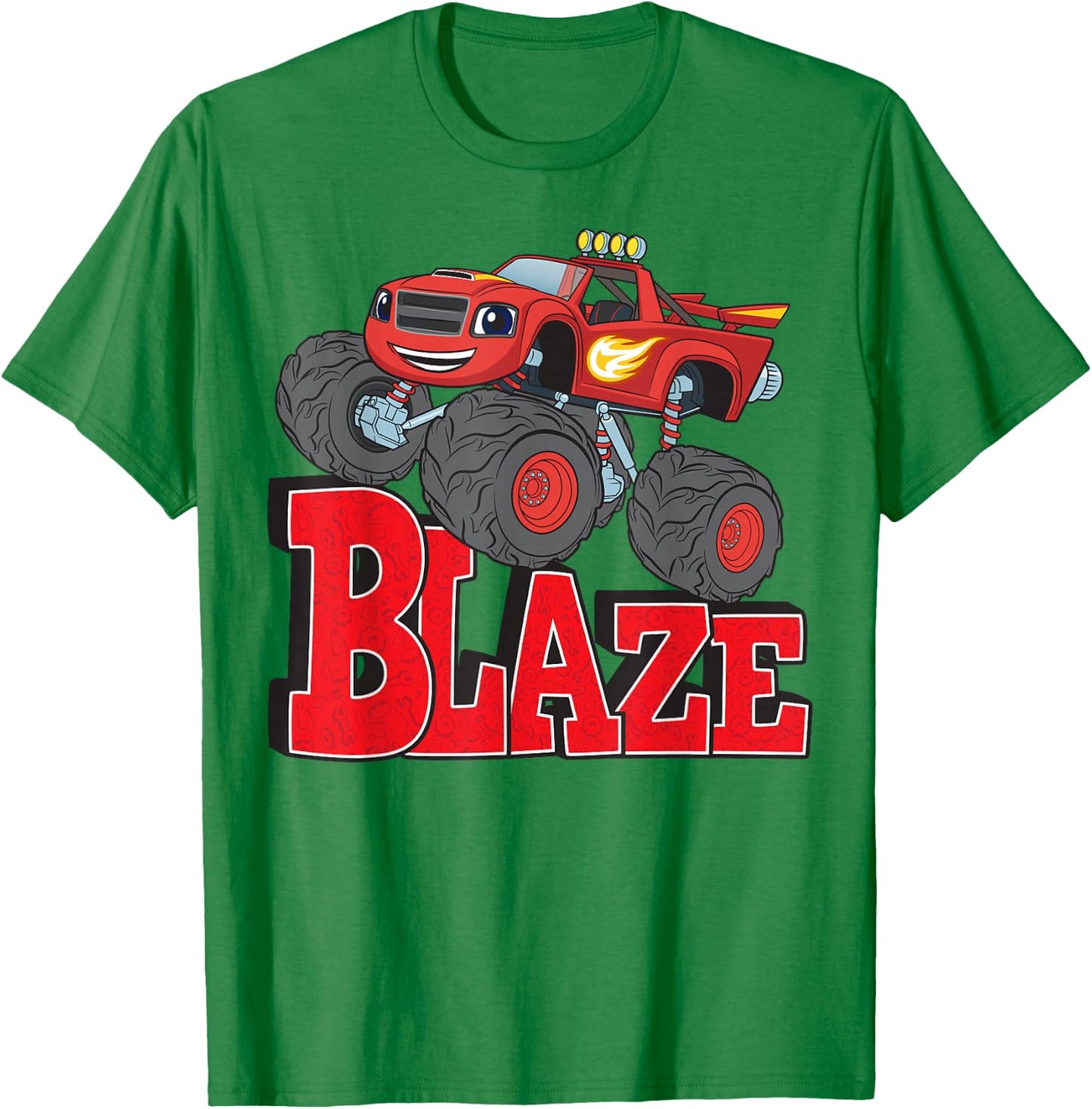 Blaze & The Monster Machines Smiling Truck T-Shirt - T-Shirt | Irish Green