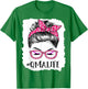 QMA Qualified Medication Aide In October We Wear Pink T-Shirt - T-Shirt | Irish Green