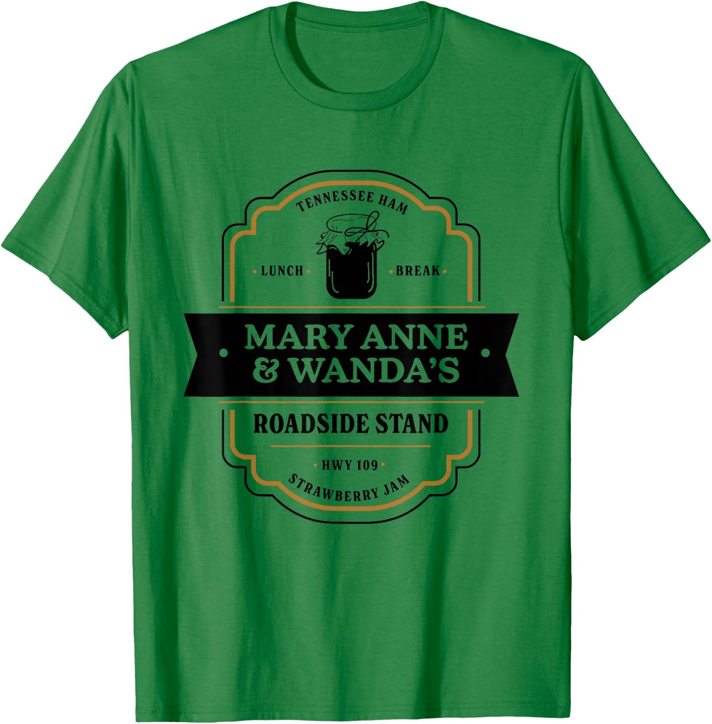 Mary Anne and Wanda farmers market Tennessee ham T-Shirt - T-Shirt | Irish Green