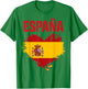 Spanish Flag Idea for Kids España Bandera española Spain T-Shirt - T-Shirt | Irish Green
