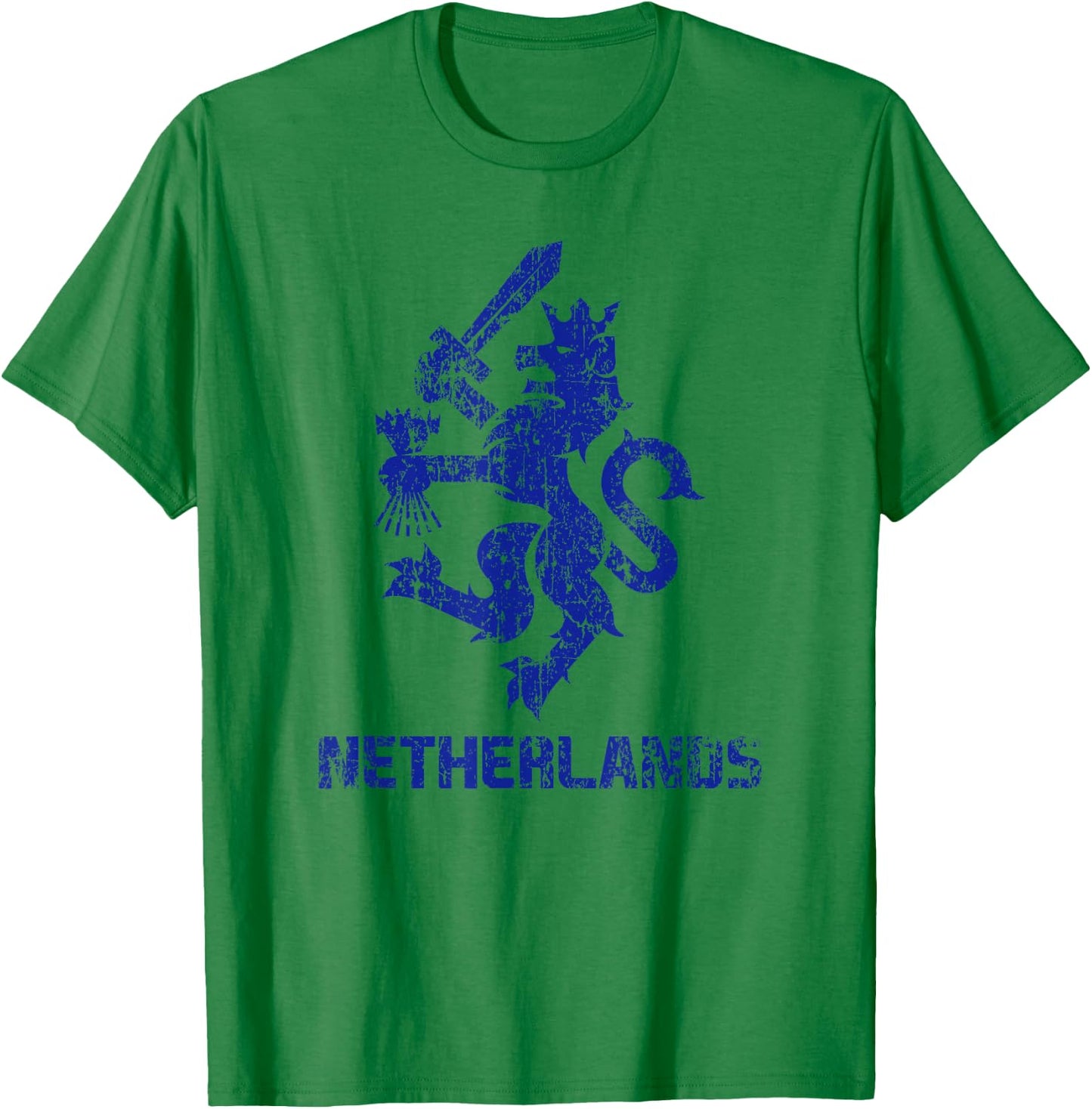 Netherlands Flag Dutch Lion Nederland International Country T-Shirt - T-Shirt | Irish Green