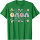 Groovy Gaga Grandmother Flowers Gaga Grandma T-Shirt - T-Shirt | Irish Green