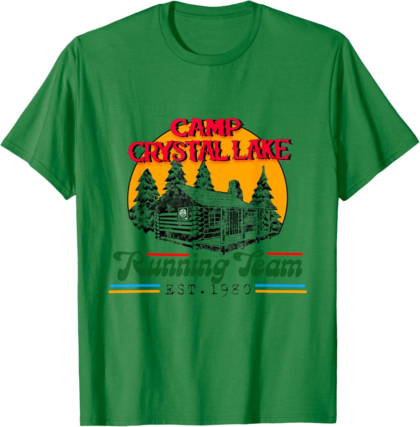 Crystal Lake Running Team T-Shirt - T-Shirt | Irish Green