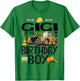 Gigi of The Birthday Boy Construction Excavator Family T-Shirt - T-Shirt | Irish Green