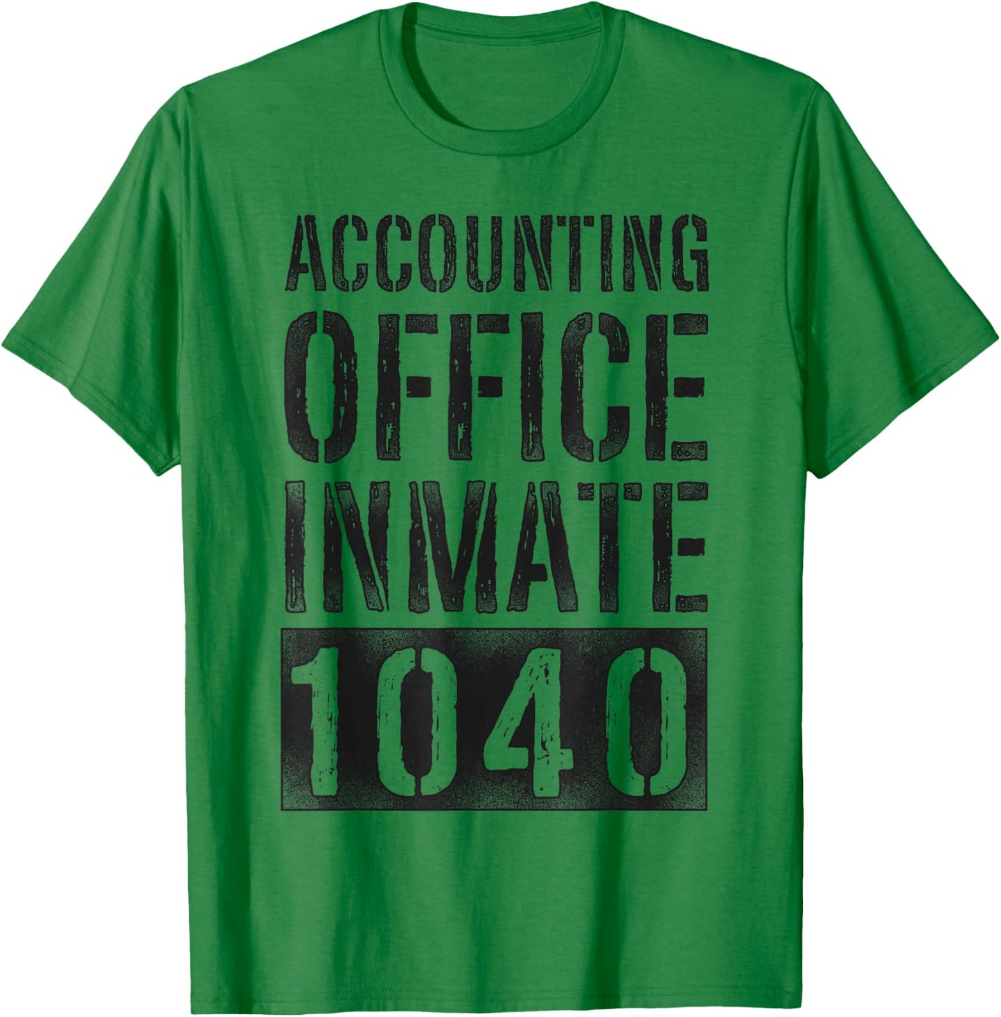 Accountant Bookkeeper Accounting Prison Jail Halloween T-Shirt - T-Shirt | Irish Green