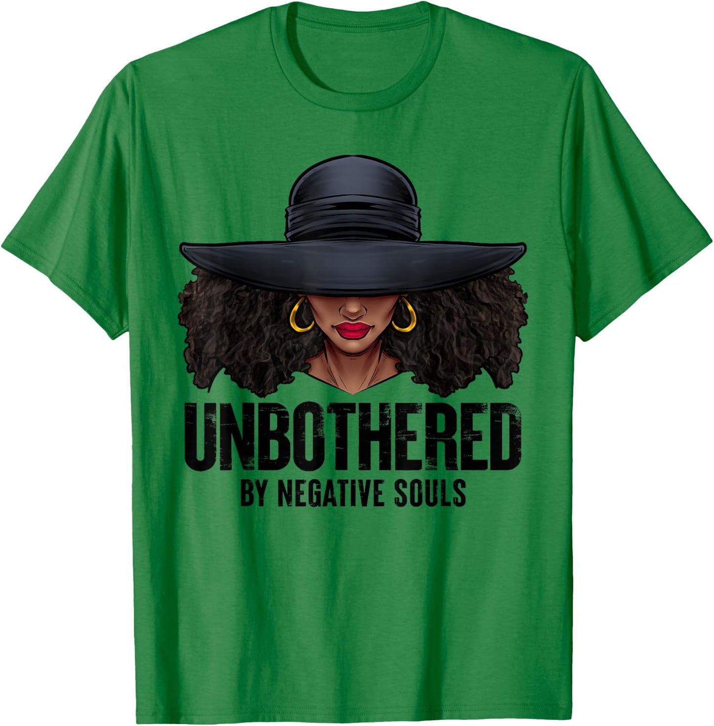 Unbothered Sassy Black Queen African American Ladies Gifts T-Shirt - T-Shirt | Irish Green