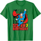 DC Comics Superman Super 7th Birthday Comic T-Shirt - T-Shirt | Irish Green