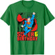 DC Comics Superman Super 6th Birthday Comic T-Shirt - T-Shirt | Irish Green