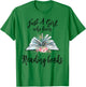 Just a Girl Who Loves Books Lover Bookworm Bookaholic Reader T-Shirt - T-Shirt | Irish Green