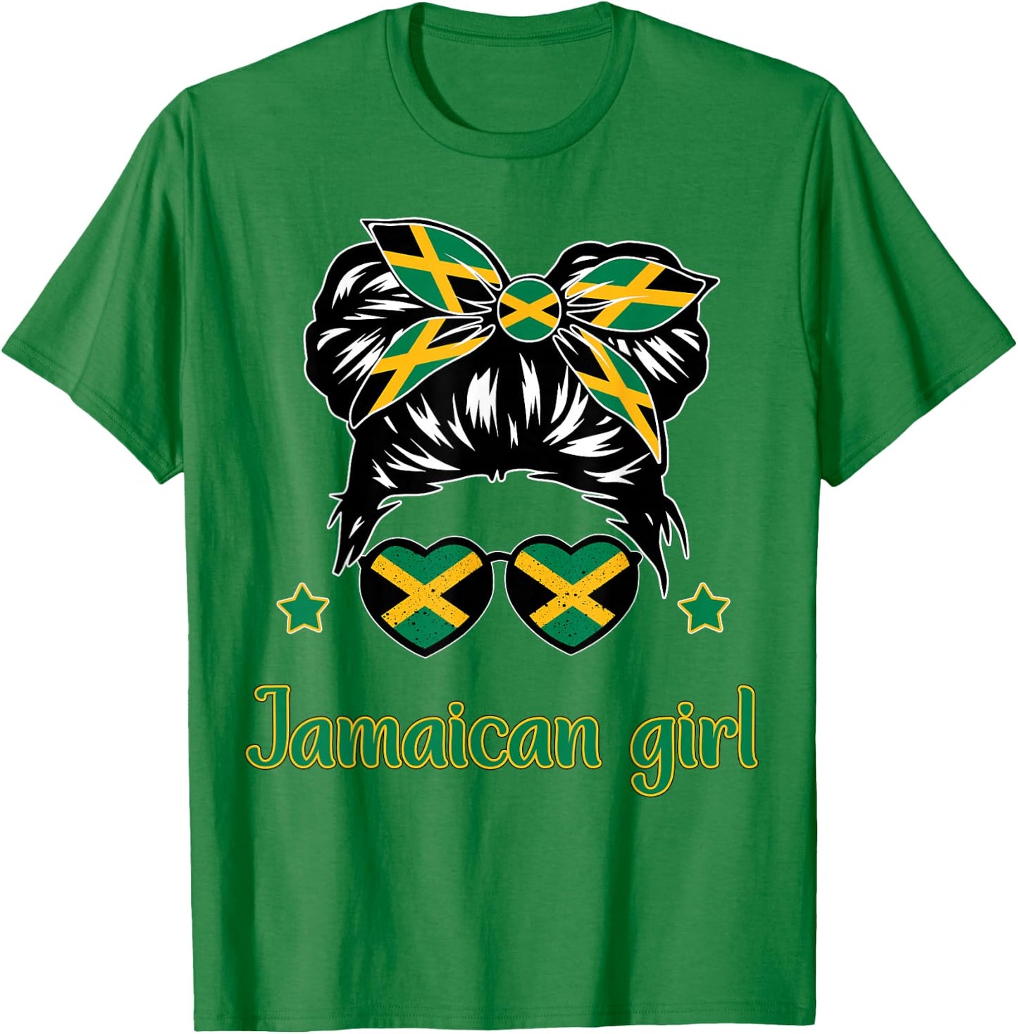 Toddler Girl Jamaican Flag Jamaica Baby Kid Boy Women T-Shirt - T-Shirt | Irish Green