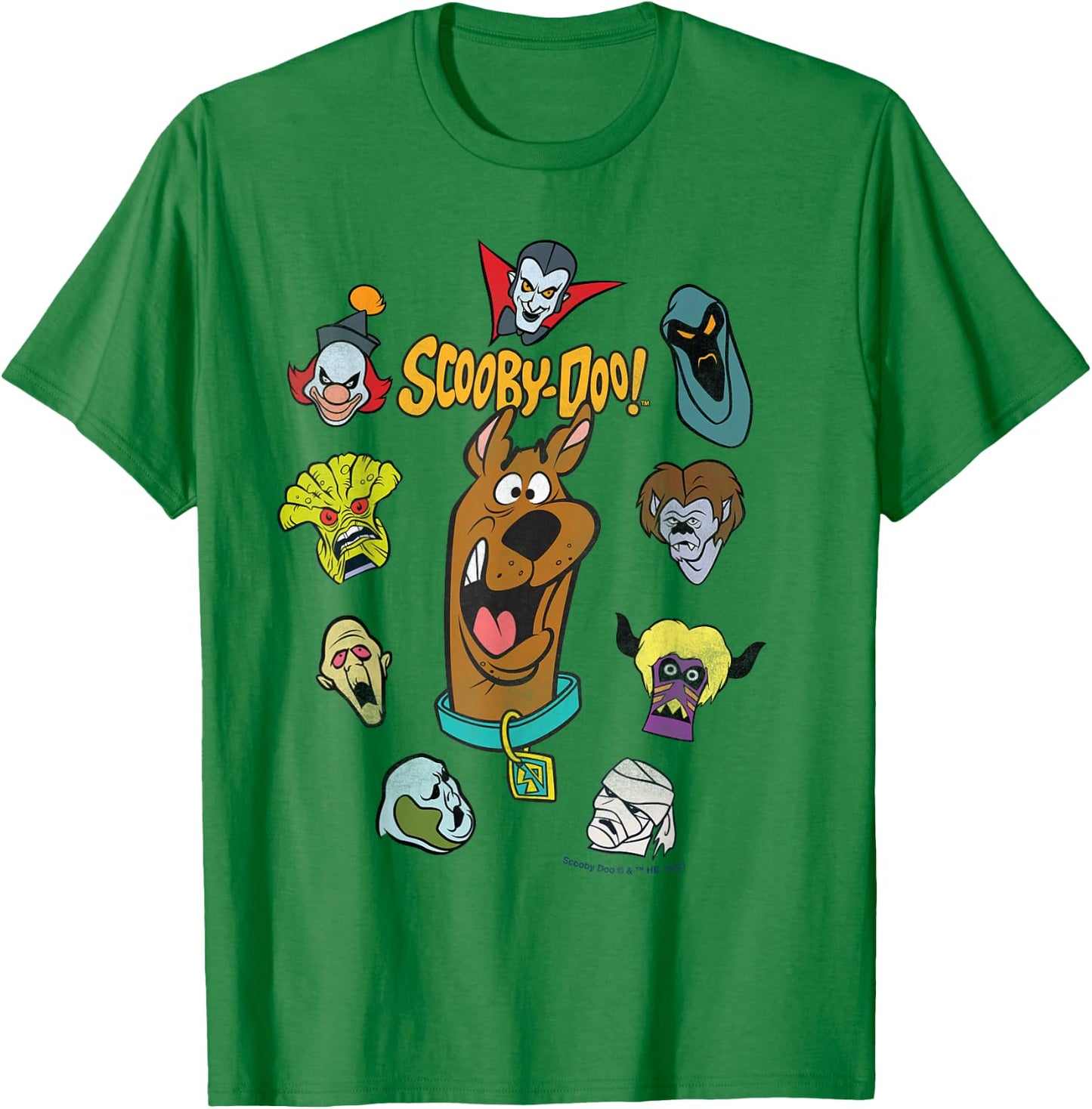 Scooby Doo Floating Heads T-Shirt - T-Shirt | Irish Green