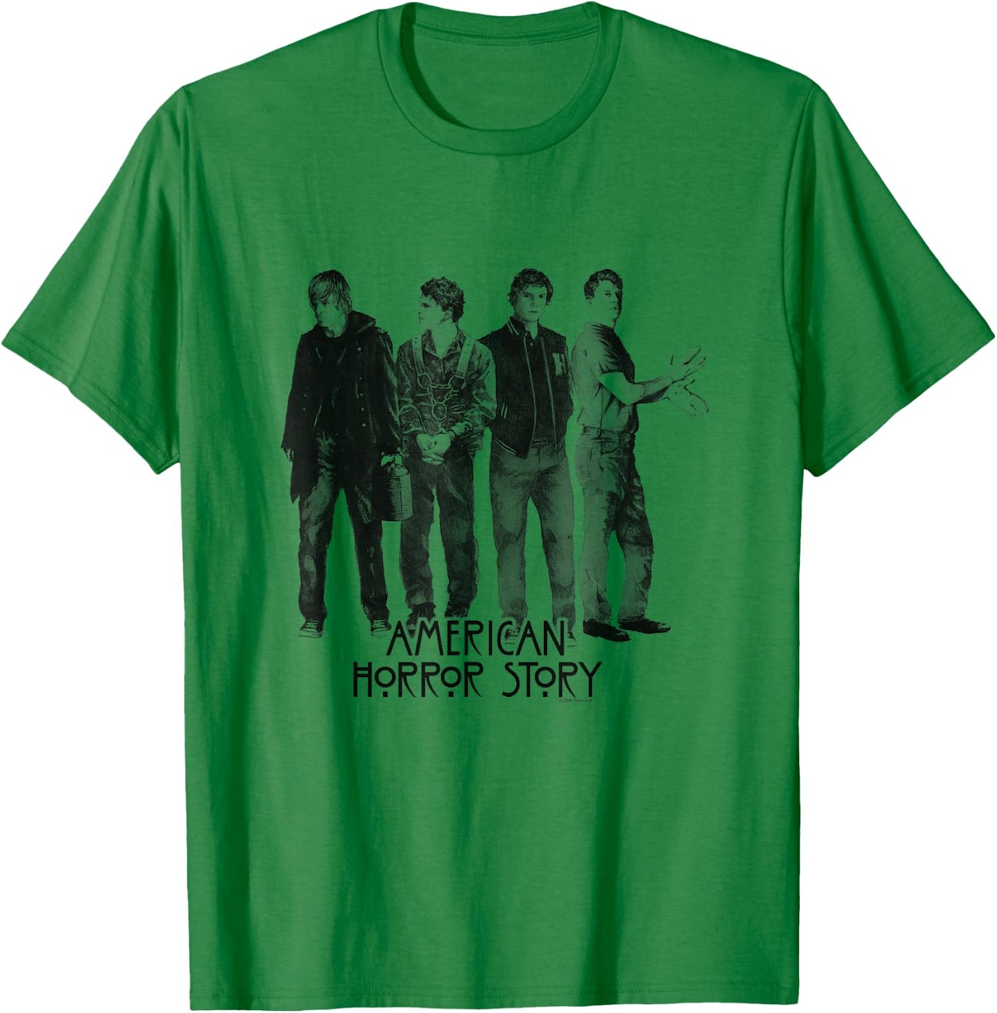 American Horror Story Evan Characters T-Shirt - T-Shirt | Irish Green