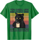You Smell Like Drama and a Headache Coffee Cat T-Shirt - T-Shirt | Irish Green